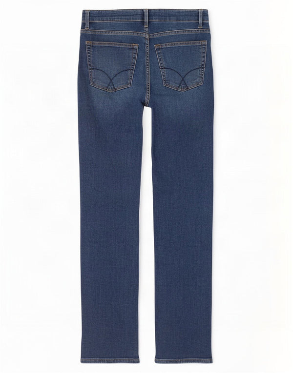 Crew Clothing Γυναικεία ίσια τζιν UK 10 Small W30 L30 Blue Cotton