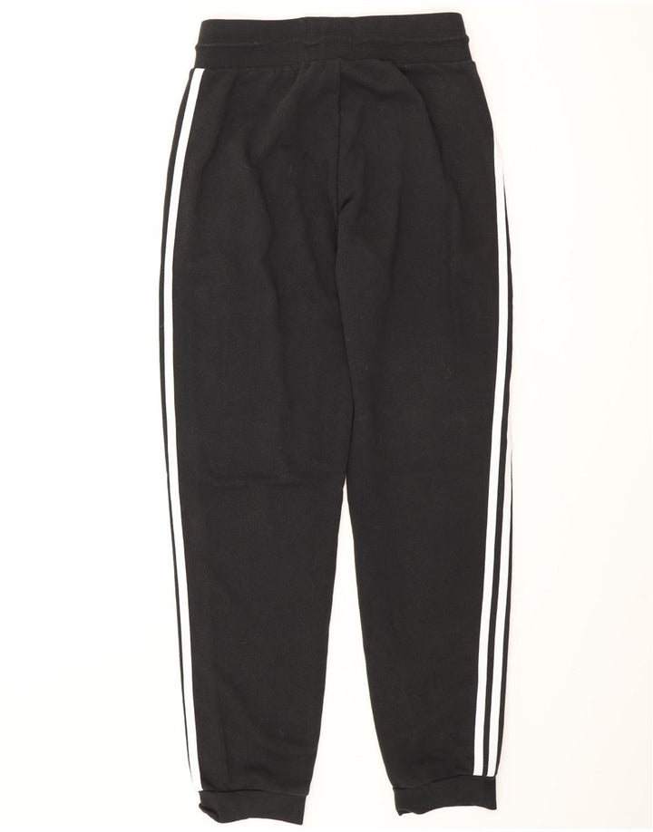 Γυναικεία αθλητική φόρμα ADIDAS Παντελόνι Joggers UK 10 Small Black Cotton