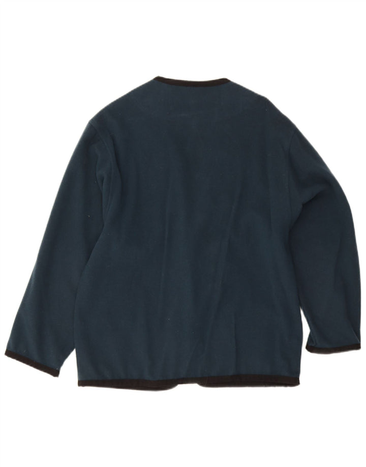 Vintage γυναικεία ζακέτα πουλόβερ UK 12 Medium Navy Blue Wool