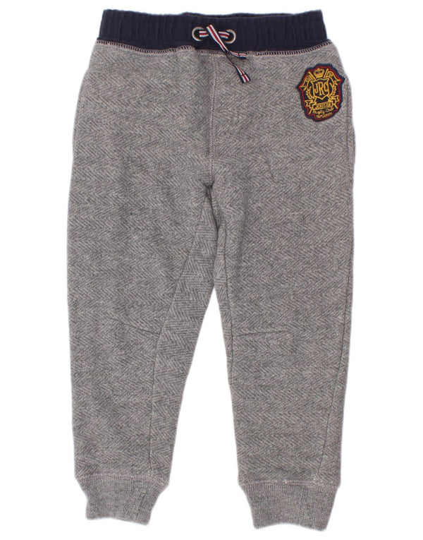 Joules Boys αθλητική φόρμα παντελόνι Joggers 2-3 ετών γκρι χρώματος βαμβακερό