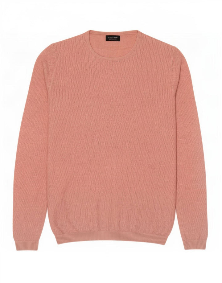 Ανδρικό πουλόβερ Zara Crew Neck Jumper Μεγάλο Ροζ
