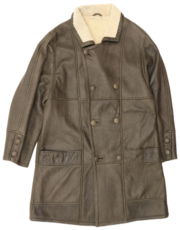 Loringhoven Ανδρικό Δερμάτινο Παλτό IT 52 XL Πράσινο
