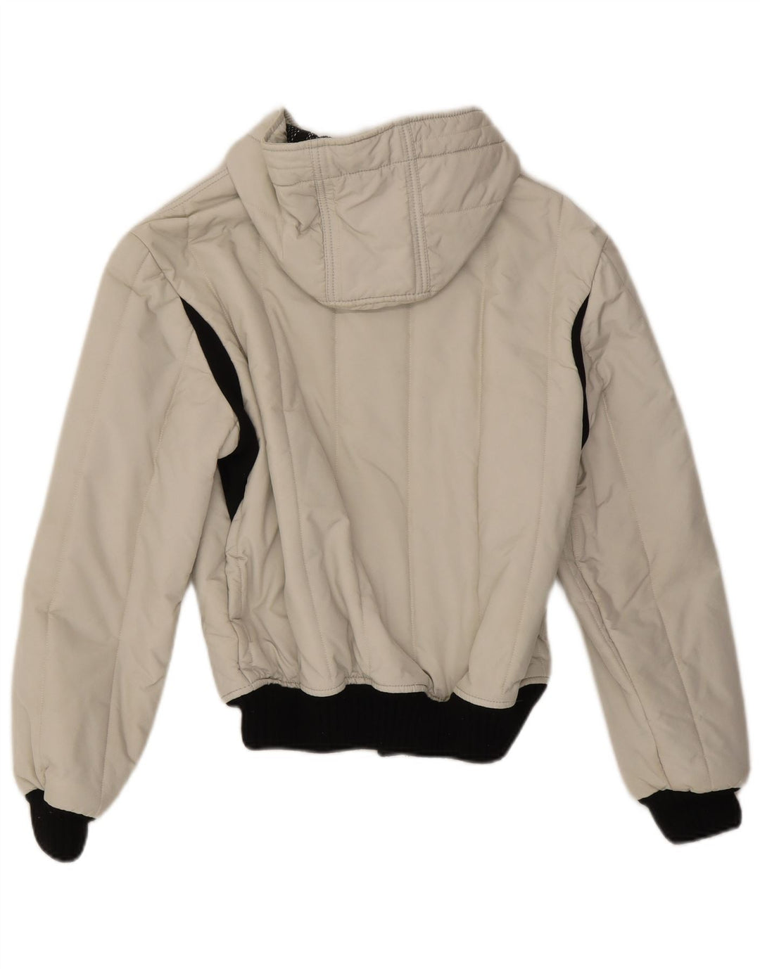 Refrigiwear Γυναικείο μπουφάν με κουκούλα με επένδυση UK 14 μεσαίο λευκό χρώμα