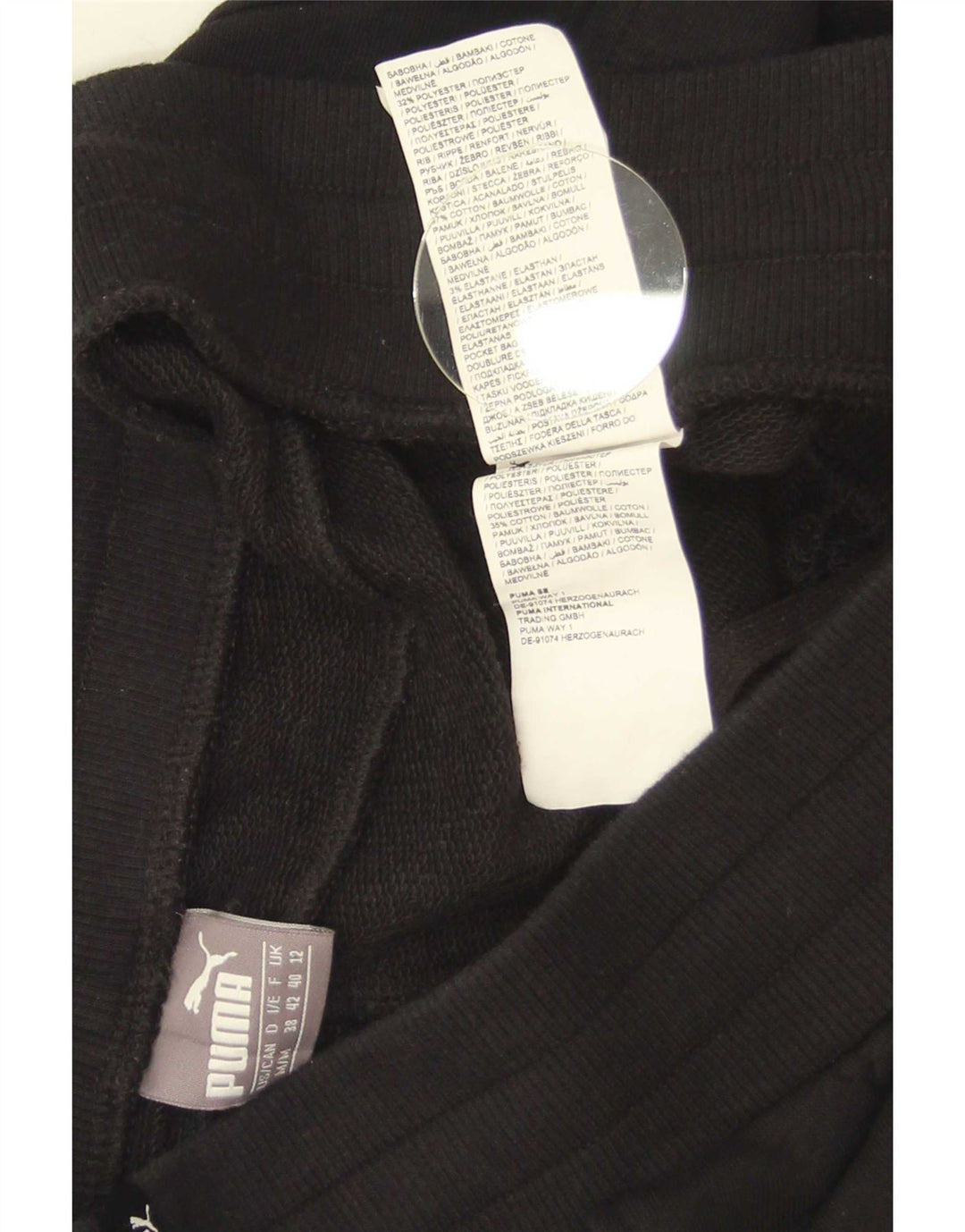 Γυναικείο αθλητικό σορτς Puma UK 12 μεσαίο μαύρο πολυεστέρα