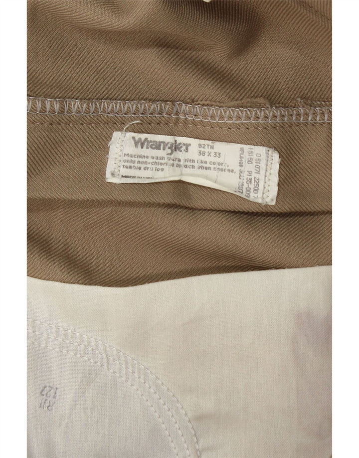 Ανδρικό ίσιο παντελόνι WRANGLER W38 L30 Beige Polyester