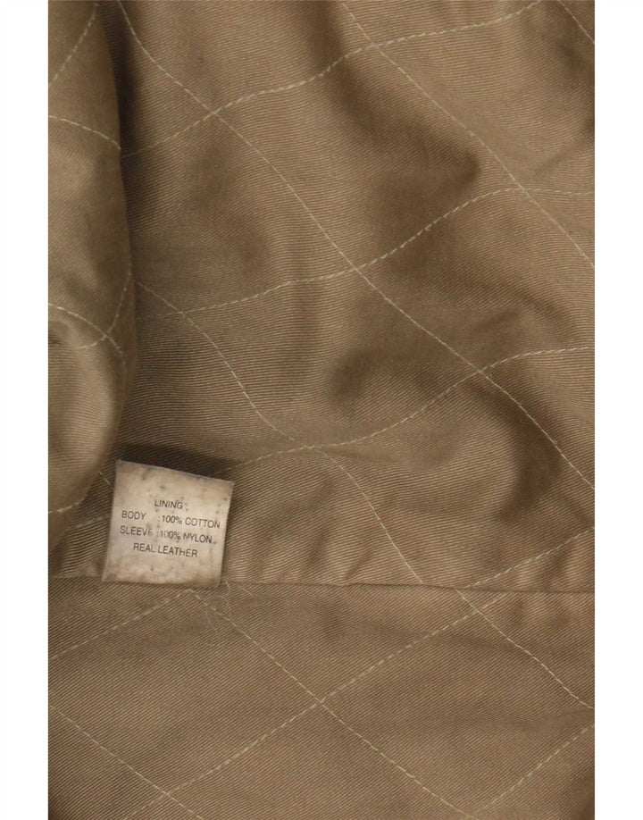 Alan Gordon Ανδρικό Δερμάτινο Μπουφάν UK 44 2XL Καφέ Δερμάτινο