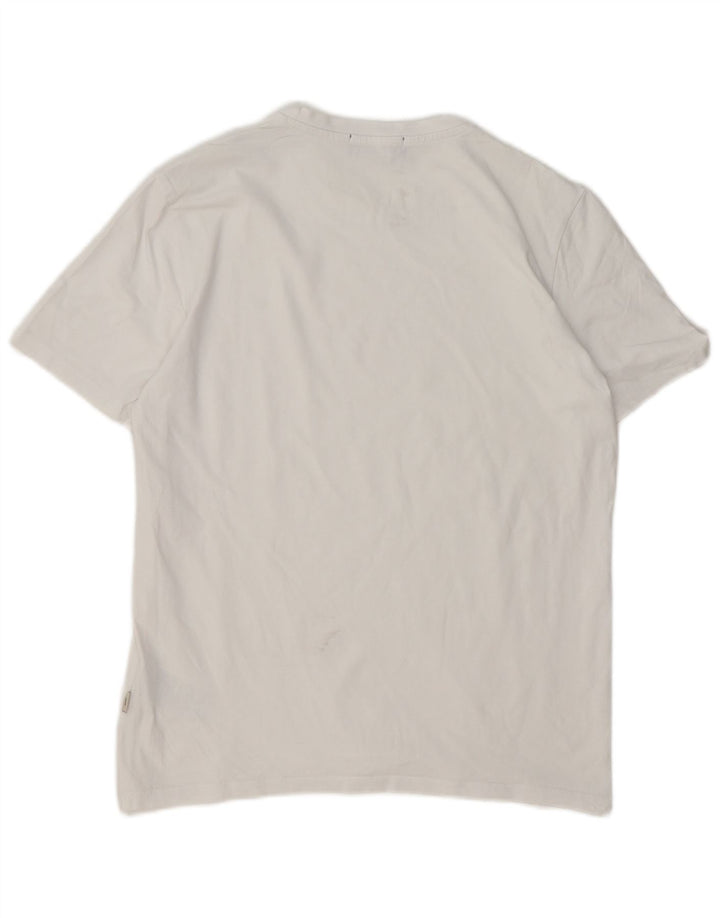 Ανδρικό T-Shirt Liu Jo Top Βαμβακερό μεσαίο λευκό