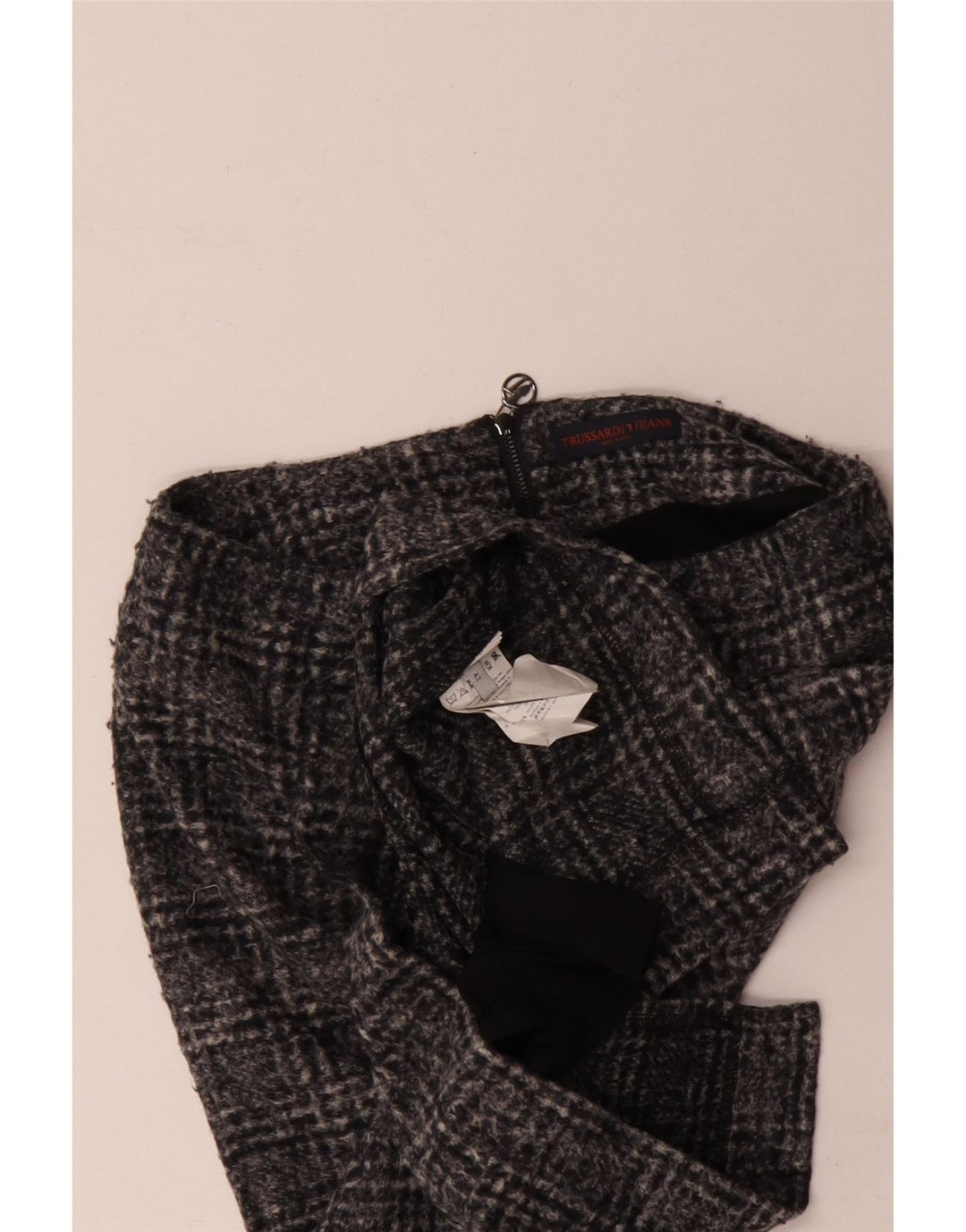 Γυναικεία Pencil Φούστα Trussardi IT 42 Medium W30 Grey Check Polyester