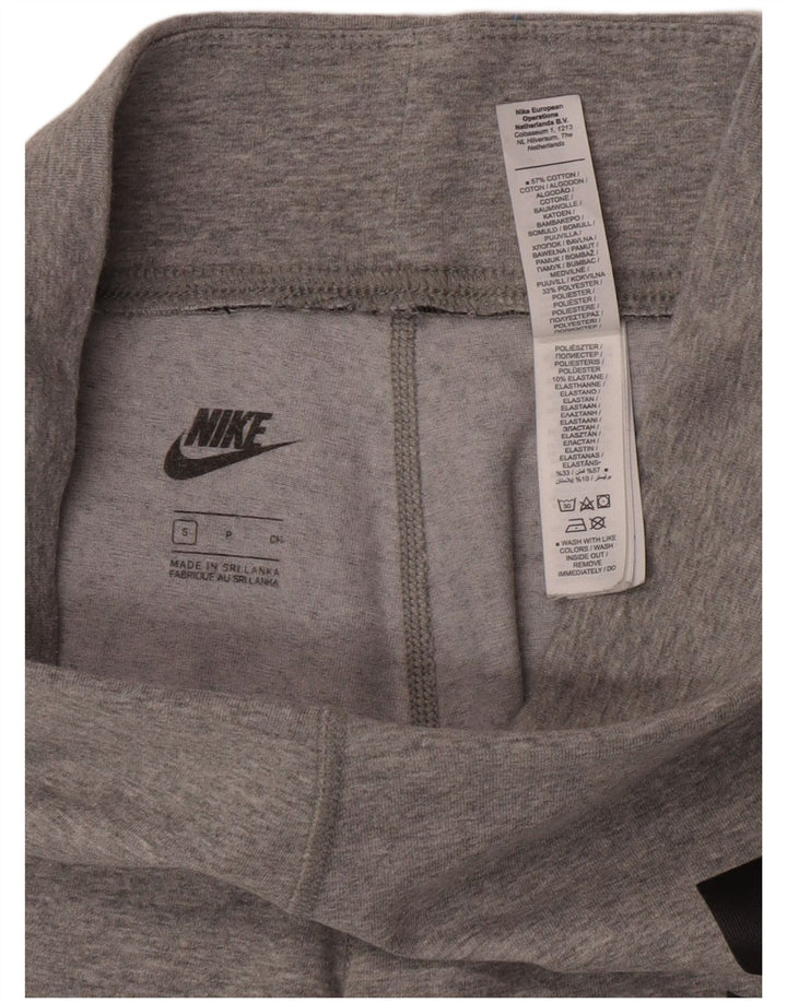 Γυναικεία γραφικά κολάν Nike UK 8 Μικρά βαμβακερά γκρι φλύκταινα