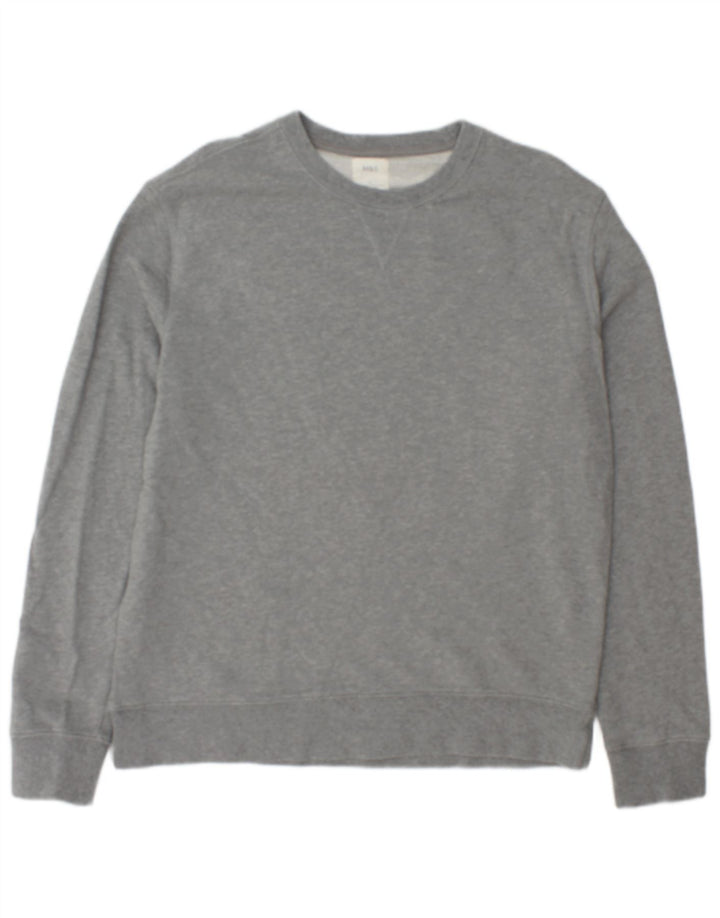 Ανδρικό φούτερ Marks & Spencer Jumper μεγάλο γκρι βαμβακερό
