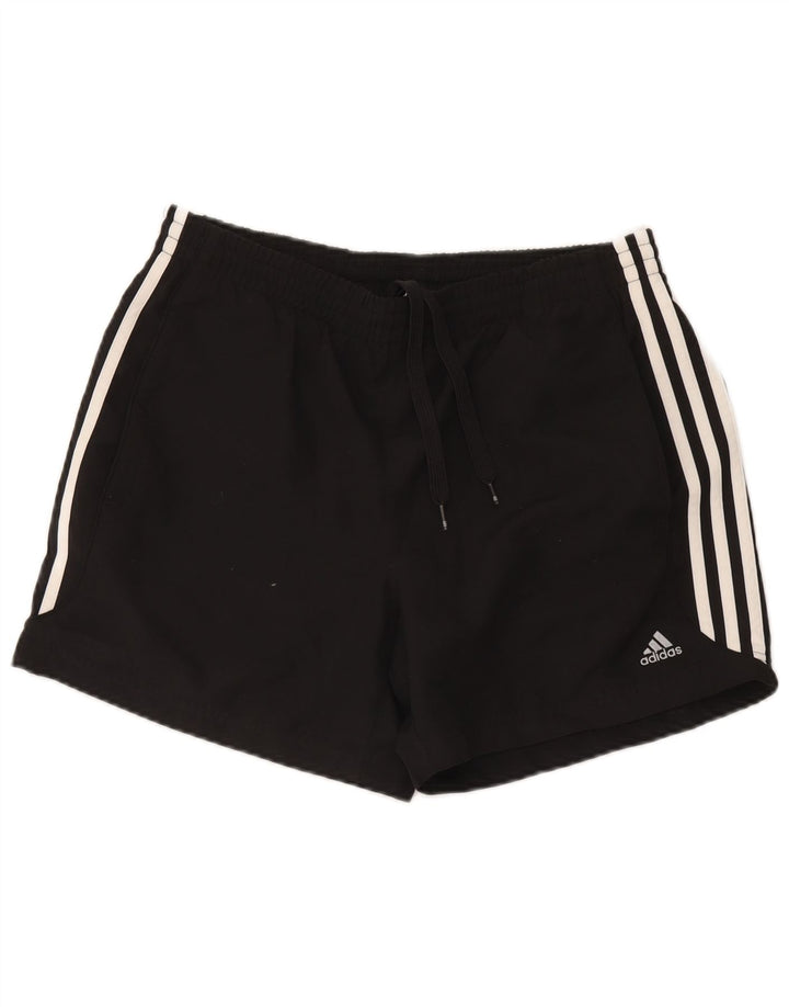 Ανδρικό σορτς Adidas Clima 365 από μεσαίο μαύρο πολυεστέρα