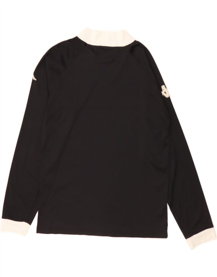 KAPPA Womens Top Long Sleeve UK 18 XL Black Polyester Vintage Kappa and Second-Hand Kappa from Messina Hembry 