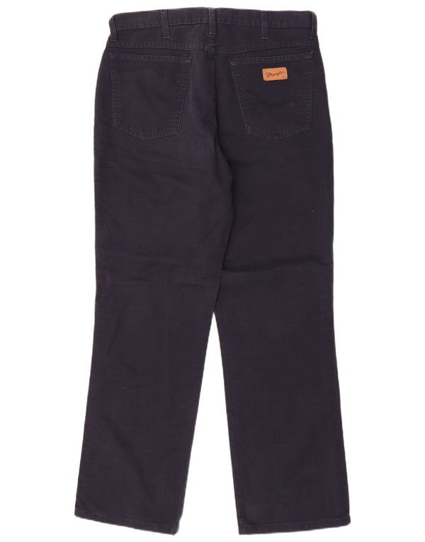 WRANGLER Ανδρικό Ohio ίσιο casual παντελόνι W34 L30 Navy Blue Cotton