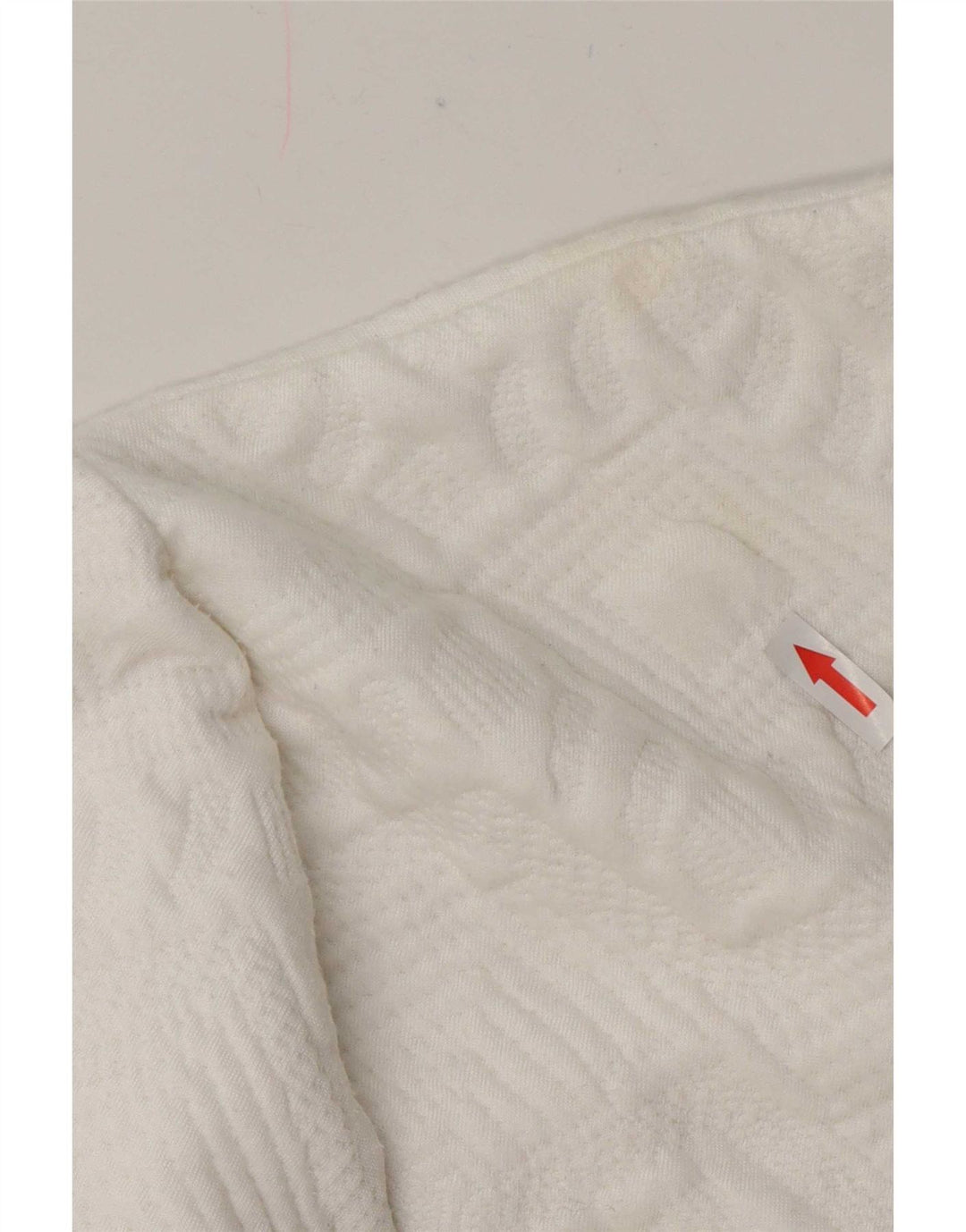 Zara Γυναικεία φούτερ Relaxed Fit Jumper UK 12 Medium White Geometric