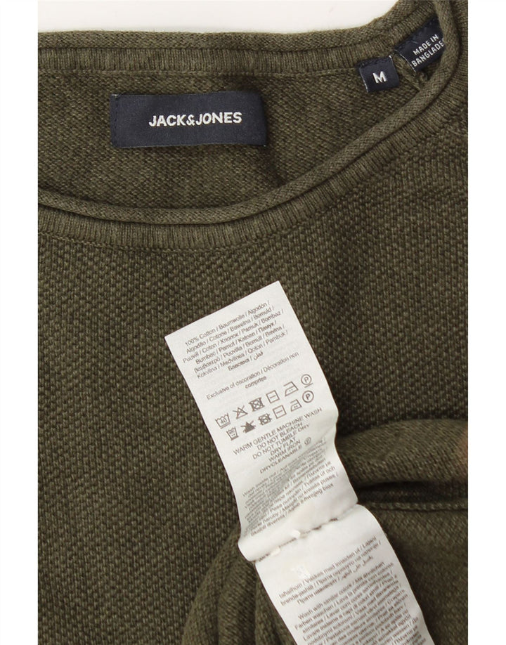 Jack & Jones Ανδρικό πουλόβερ με λαιμόκοψη, μεσαίο βαμβακερό