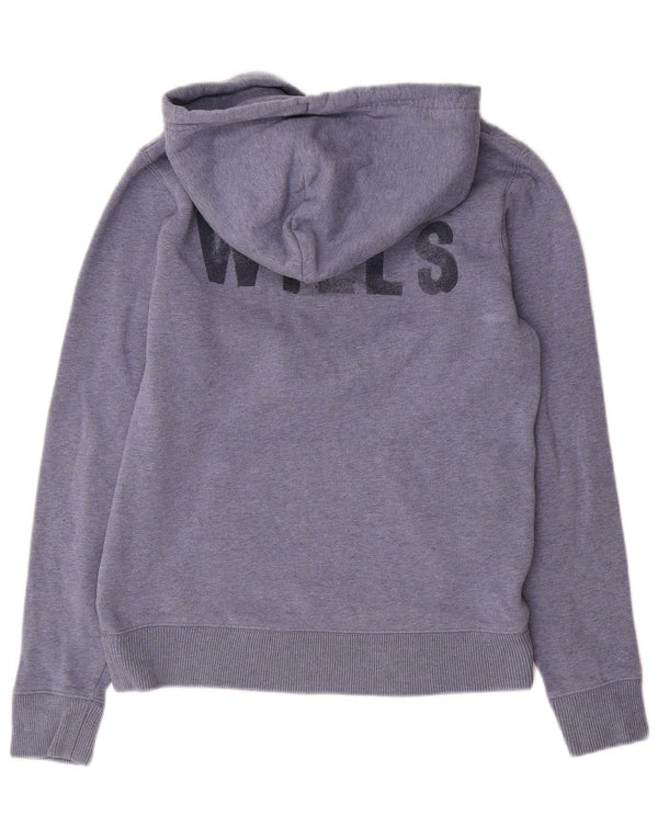 JACK WILLS Γυναικείο Hoodie Jumper UK 12 Medium Navy Blue