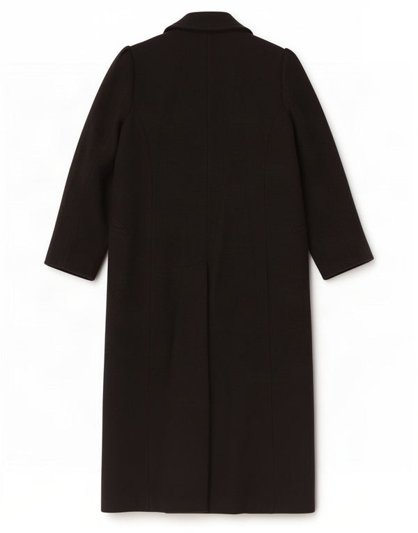 Marks & Spencer Γυναικείο Παλτό με διπλό στήθος UK 12 Medium Black