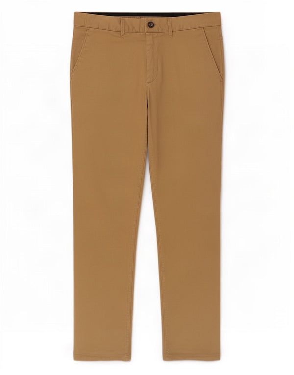 Zara Ανδρικό ίσιο παντελόνι Chino EU 42 Large W32 L28 Beige βαμβακερό