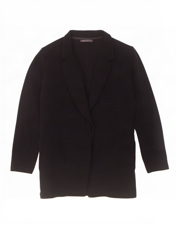 Marks & Spencer Γυναικείο Ανοιχτό Πανωφόρι UK 18 XL Navy Blue Polyester