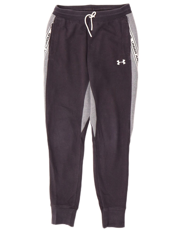Under Armour Boys Tracksuit Trousers Joggers 11-12 Years Large Μαύρο