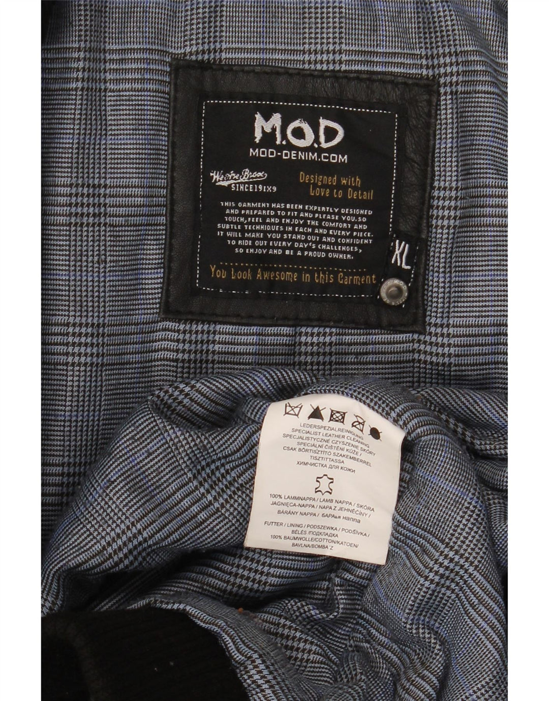 Vintage Ανδρικό Δερμάτινο Μπουφάν UK 42 XL Μαύρο Δερμάτινο