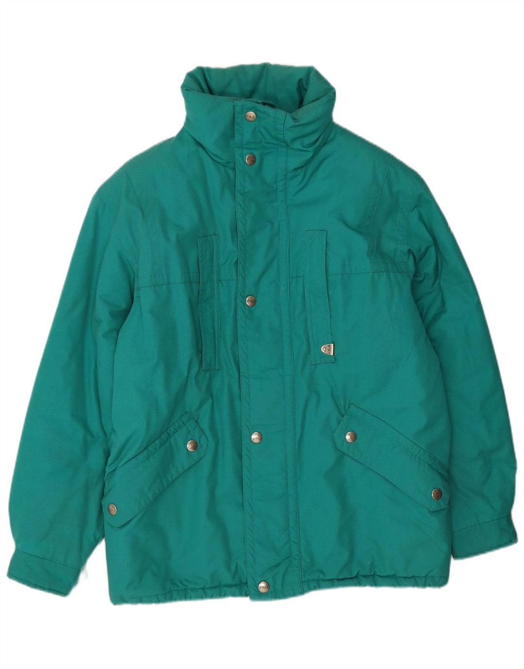 Fila Ανδρικό μπουφάν με κουκούλα IT 46 Small Green Polyester
