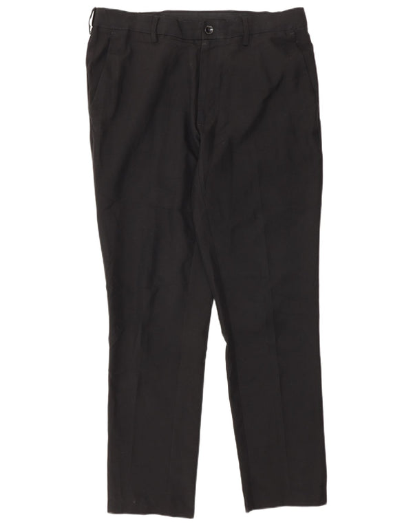 Marks & Spencer Ανδρικό παντελόνι Chino Slim Fit W32 L29 Μαύρο Πολυεστέρας