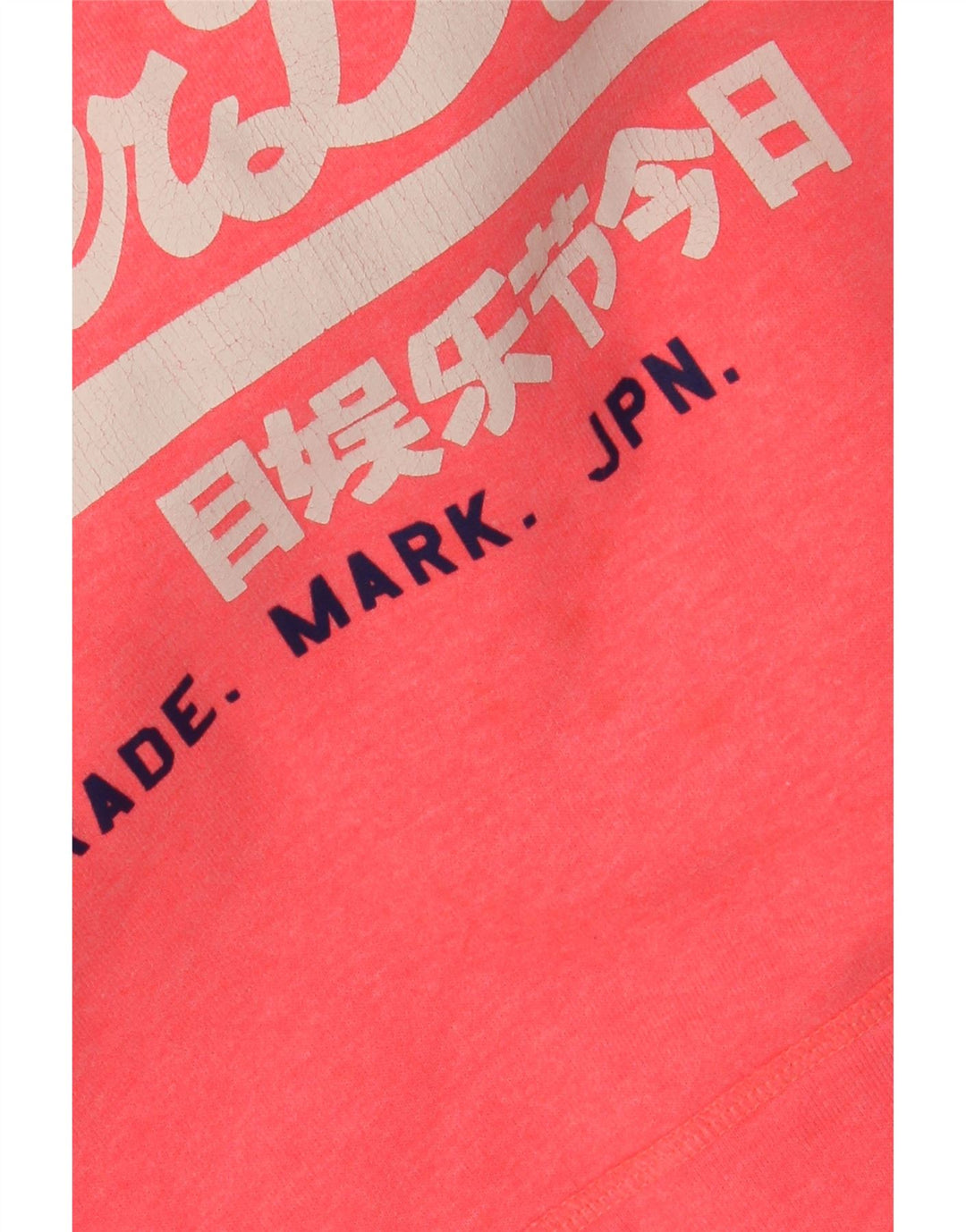 Γυναικείο γραφικό κουκούλα SUPERDRY UK 16 μεγάλο ροζ βαμβακερό