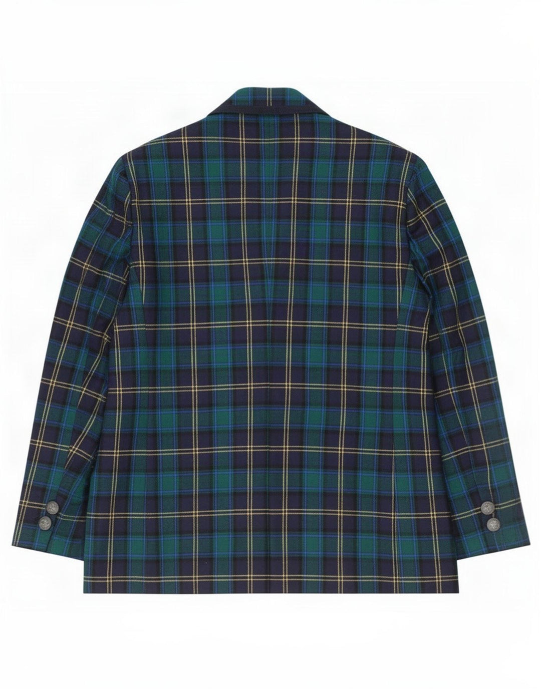 Dominew Γυναικείο Μπουφάν Blazer IT 50 XL Green Check Virgin Wool