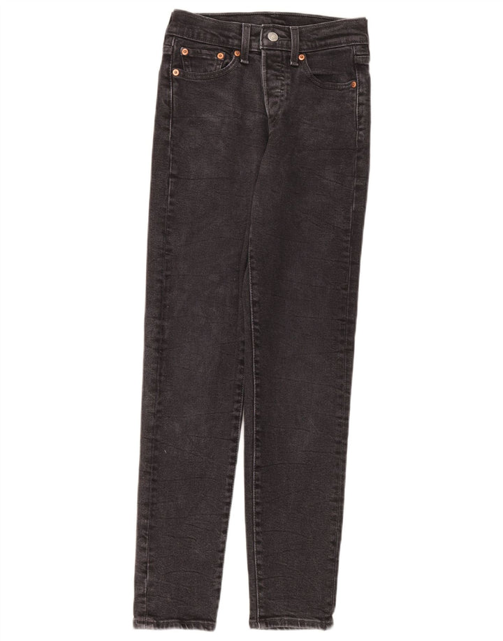 Levi's Γυναικείο Slim Jeans W24 L28 Γκρι βαμβακερό