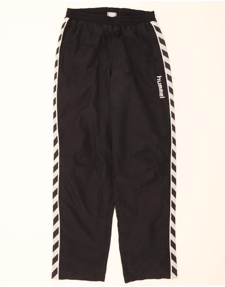 HUMMEL Mens Tracksuit Trousers Medium  Black Polyester Vintage Hummel and Second-Hand Hummel from Messina Hembry 