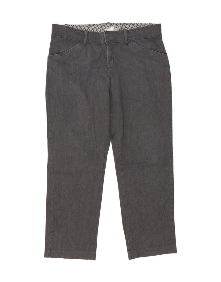 LEE Womens Straight Casual Trousers W38 L30 Grey Cotton Vintage Lee and Second-Hand Lee from Messina Hembry 