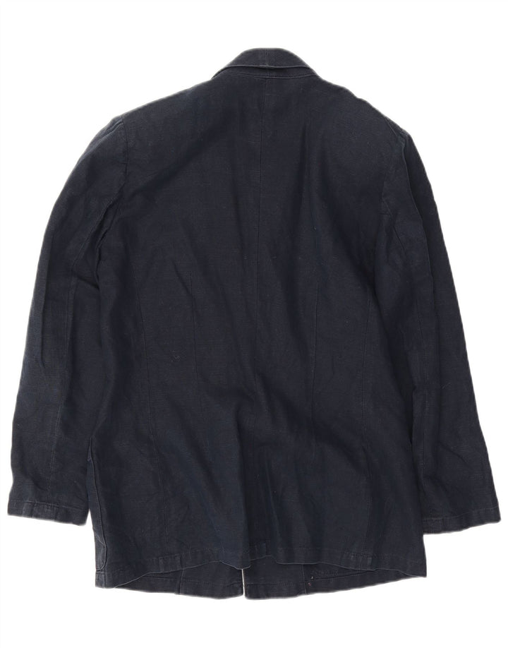Luisa Spagnoli Γυναικείο σακάκι με 1 κουμπί UK 10 Small Navy Blue
