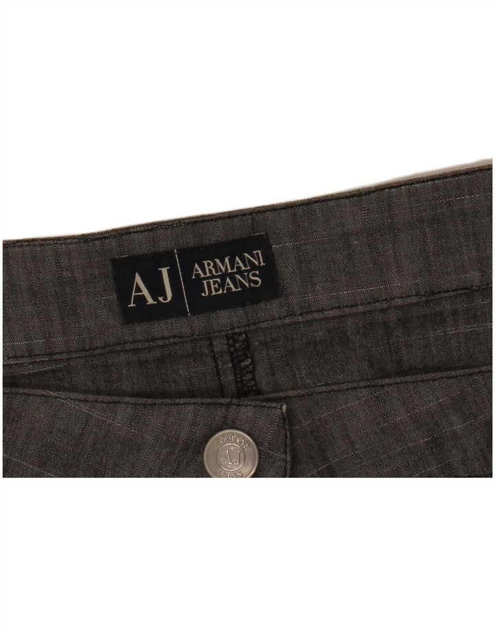 Armani Γυναικεία ίσια φούστα W32 Μεγάλο γκρι φλύκταινο