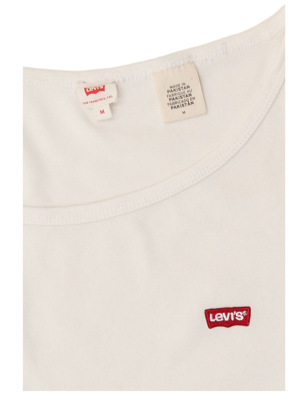 Γυναικείο T-Shirt Levi's Top UK 12 Medium White
