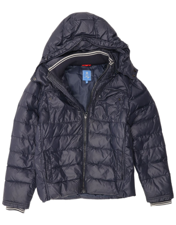 Μπουφάν Fay Girls Hooded 12-13 Years Navy Blue