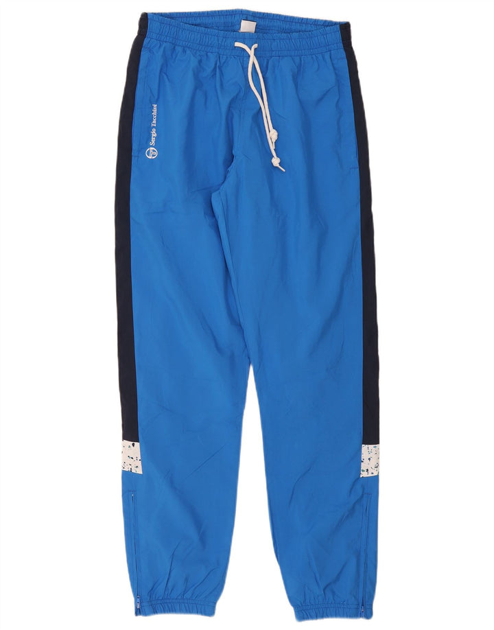 Ανδρική αθλητική φόρμα Sergio Tacchini Παντελόνι μεσαίου μπλε χρώματος πολυεστέρας