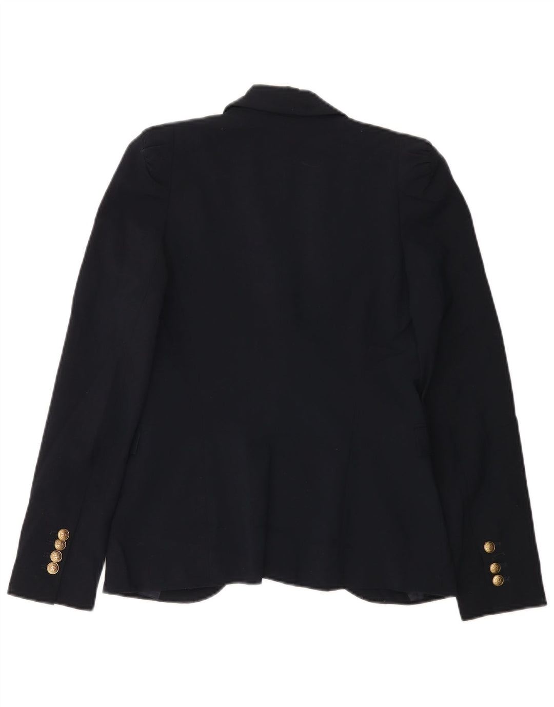 Zara Γυναικείο μπλέιζερ 1 κουμπιού μπουφάν UK 6 XS Navy Blue Polyester