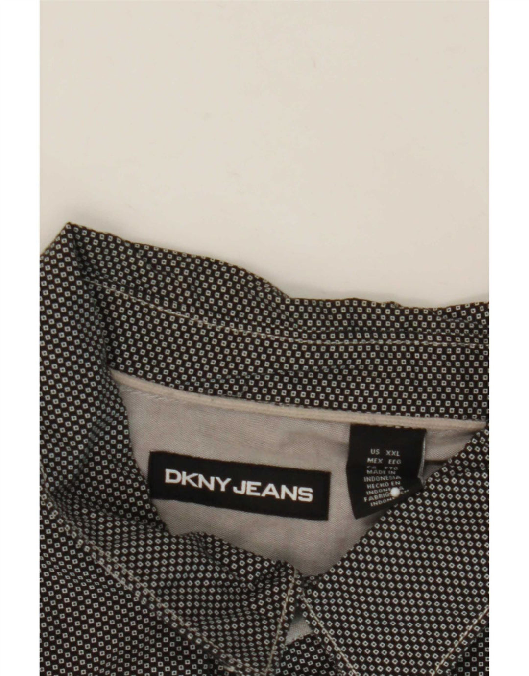 Ανδρικό πουκάμισο Dkny 2XL Μαύρο γεωμετρικό