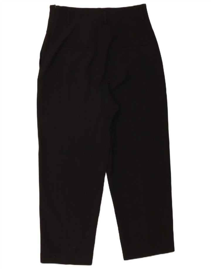 Zara Γυναικείο κωνικό παντελόνι Chino μεγάλο W30 L26 μαύρο πολυεστέρα