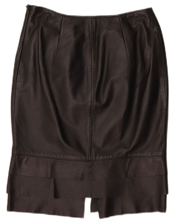 Γυναικεία ψηλόμεση φούστα ROBERTA SCARPA US 6 Medium W26 Μαύρο Δερμάτινο