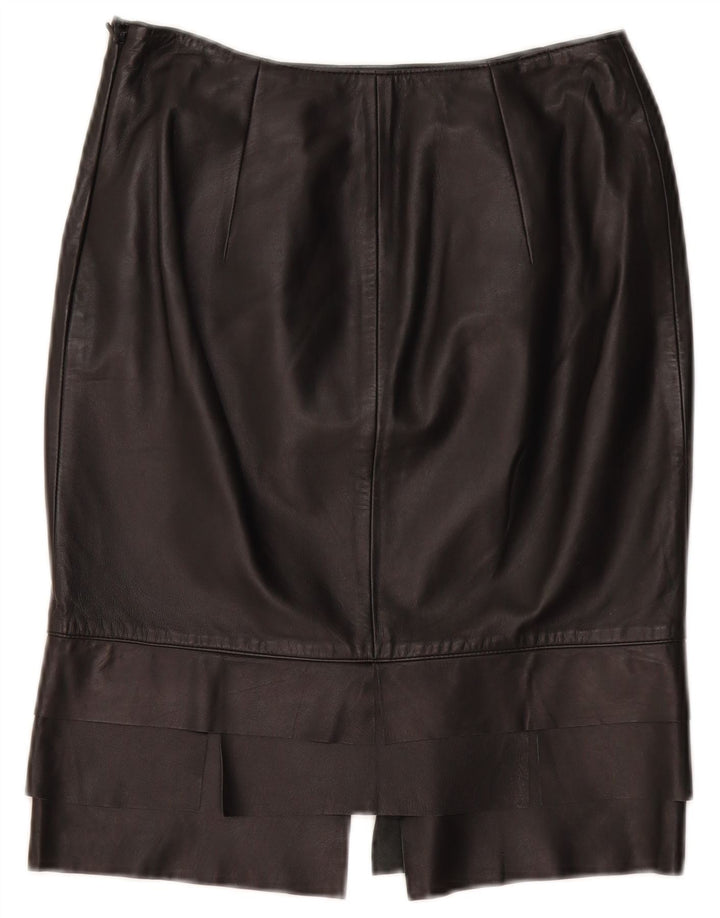 Γυναικεία ψηλόμεση φούστα ROBERTA SCARPA US 6 Medium W26 Μαύρο Δερμάτινο