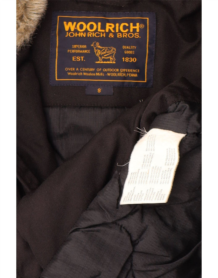Woolrich Ανδρικό μπουφάν Parka με κουκούλα UK 36 Small Black Polyester