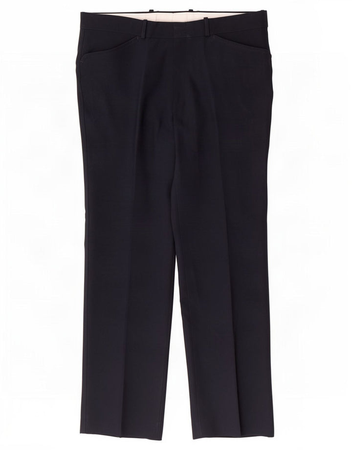 Farah Ανδρικό ίσιο casual παντελόνι W36 L30 Navy Blue Polyester