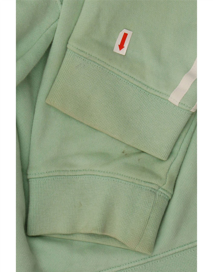 Γυναικεία κουκούλα ADIDAS Oversized Crop UK 8 Small Green Cotton