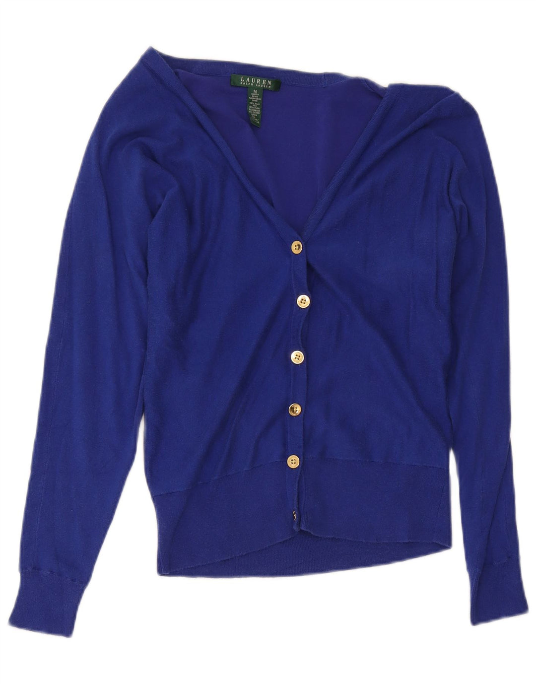 Γυναικεία ζακέτα Ralph Lauren UK 12 Medium Blue Silk