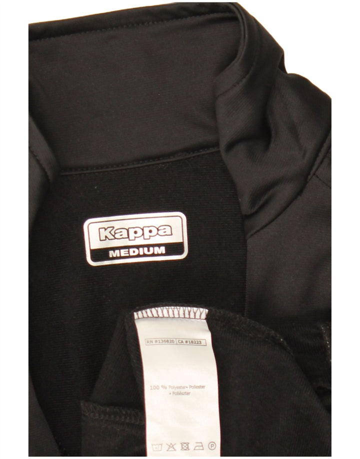 Ανδρική φόρμα γραφική Kappa Top Jacket Μεσαίο Μαύρο Πολυεστέρα