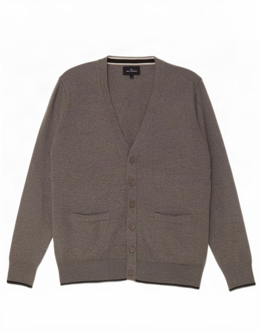 Ανδρικό πουλόβερ Marks & Spencer Blue Harbor Cardigan Μεσαίο γκρι βαμβακερό