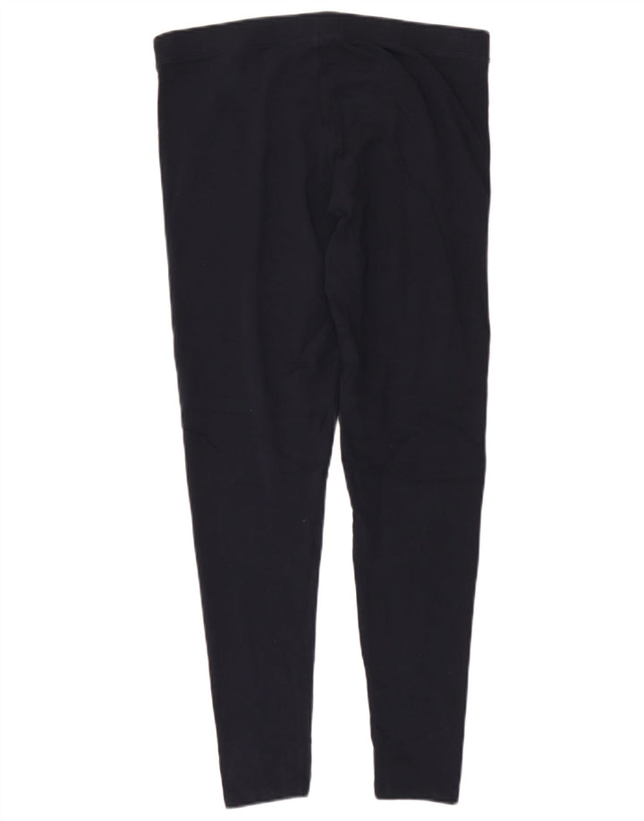 Marks & Spencer Γυναικεία Κολάν UK 14 Large Navy Blue από βαμβάκι