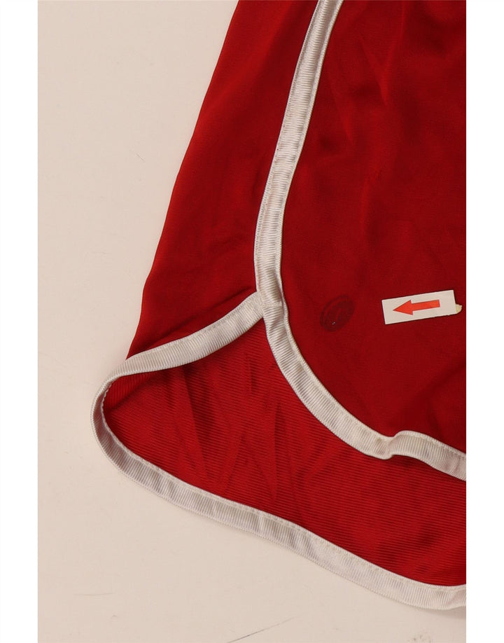 Russell Athletic Γυναικείο Αθλητικό Σορτς UK 10 Μικρό κόκκινο πολυεστέρα